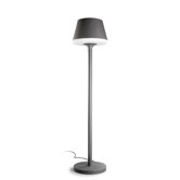 Moonlight Outdoor One Light Floor Lamp in Urban Grey