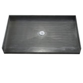 Barrier Free Polyurethane Rectangular Shower Base Entry