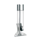 Chimo 3 Piece Stainless Steel Fireplace Tool Set