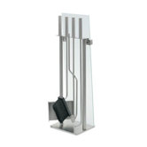 Chimo 4 Piece Stainless Steel Fireplace Tool Set