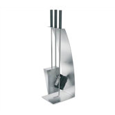 Chimo 3 Piece Stainless Steel Fireplace Tool Set