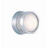 Gear One Light Outdoor Wall / Ceiling Light in Satin Aluminum