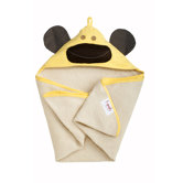 Yellow Monkey Hooded Towel