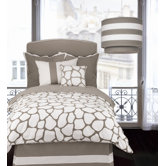 Cobblestone Bedding Collection in Taupe
