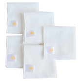 Organic Wash Cloths and Wipes in White (5 Packs)