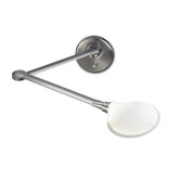 Large Swing Wall Light in Satin Nickel