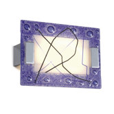 Straight Two Wall Light in Satin Nickel