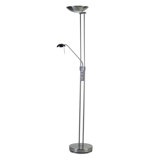 Mother and Child Lamp in Satin Nickel