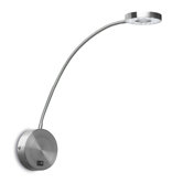 Llit Wall Light in Satin Nickel