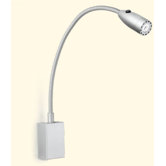 Bed Long Wall Light in Grey Painted