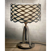Alsacia Console Lamp in Rusty Brown
