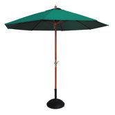 2.5m Parasol with Parasol Base in Green