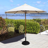 2m Patio Crank Parasol in Khaki