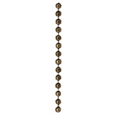 250 ft Roll Beaded Chain in Antique Brass