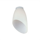 White Opal Oval Accessory Glass Shade