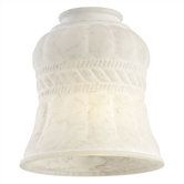 Bell Shaped Glass Shade in Grey Tea Stain