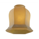 Champagne Scavo Hexagon Bell Shaped Replacement Shade