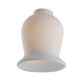 Matte Opal Tulip Bell Shaped Replacement Glass