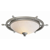 Ship Wheel Ceiling Fan Light Kit