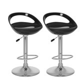 CorLiving Open Back Adjustable Barstool (Set of 2)