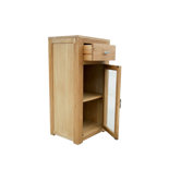 Churchill Oak 2010 One Drawer Entertainment Unit in Natural Oak