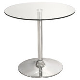 Bistro Table with Glass Top