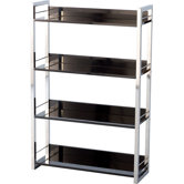 Boston Four Shelf Bookcase/Display Unit in Black