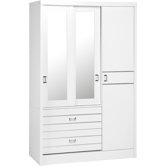 Jordan 3 Door 2 Drawer Sliding Wardrobe