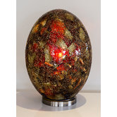 Mosaic Glass Giant Egg Lamp