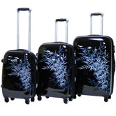 Bangkok Expandable Hardsided 3 Piece Spinner Luggage Set