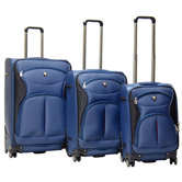 Sydney Expandable 3 Piece Spinner Luggage Set