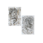 War Horses Textured Canvas Wall Art (Set of 2)