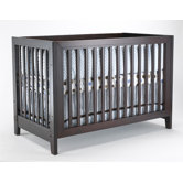 City Lights Commuter Convertible Crib in Espresso