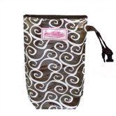 Latte Swirls Diaper Pack and Wipes Holder