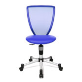 Titan Kids and Youth Swivel Chair with Fabric Cover in Royal Blue