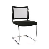 Net Pro Visitor Chair in Black