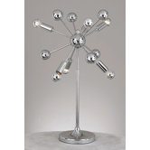 Supernova Six Light Table Lamp in Chrome