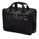 Architecture&reg; 3.0 Monticello 15.6" Leather Laptop Brief in Black