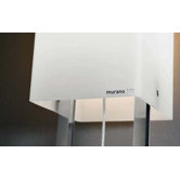 Hang 137.8" x 5.51" Wall Sconce in Polished Steel