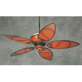 52" Paradise Key 5 Blade Ceiling Fan with Remote