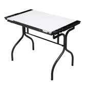 Folding Craft Station with Metal Support Bars