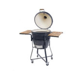 Wood Side Table for Extra Large Oval Grill or Kamado Grill