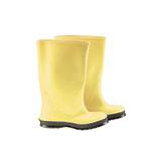 Size 12 All-American 17" Yellow Slicker Overboot With Black Self-Cleaning Cleated Sole