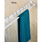 DUO Shower Curtain Rod & Towel Rack