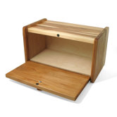 Hickory Bread Box in Lacquer