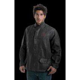 Black 30" Heavy Duty Top Grain Cowhide Onyx Welding Jacket