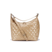 Patent Hobo Diaper Bag