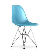 Eames DSR - Molded Plastic Side Chair with Wire Base
