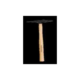 WH-30 Wood Handle Chipping Hammer With Cone and Cross Chisel