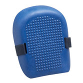 Size Fits All Blue Rubber Knee Pads With Adjustable Straps And Hook And Loop Closures
